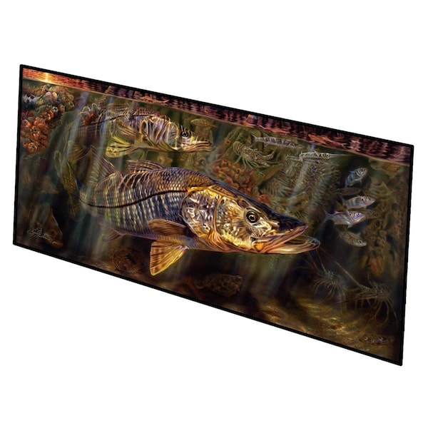 Carolines Treasures 28 x 58 in. Grove Garden Snook Indoor or Outdoor Runner Mat JMA2004HRM2858 - main